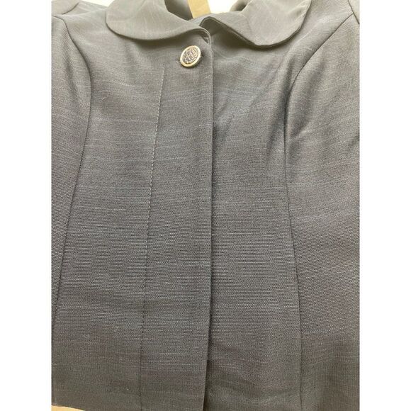 Sweet Suit Ruffle Collar Long Sleeve Top / Blouse Size 8 - Picture 8 of 9